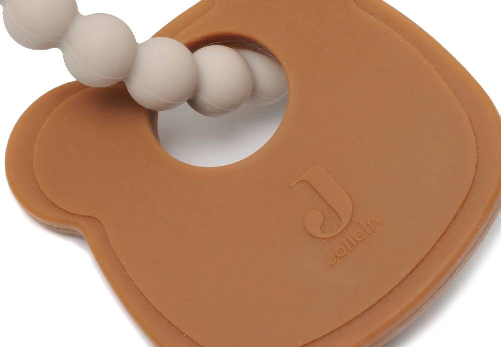 Jollein Beißring Silikon 15x11x1cm Teddy Bear Blitzangebot