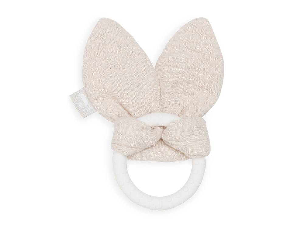 Jollein Beißring Silikon Bunny Ears Nougat Kauf eins, bekomm eins gratis
