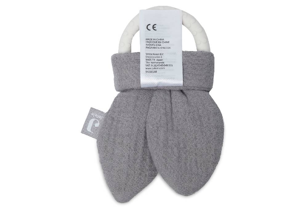 Jollein Beißring Silikon Bunny Ears Storm Grey Letzte 3 Tage