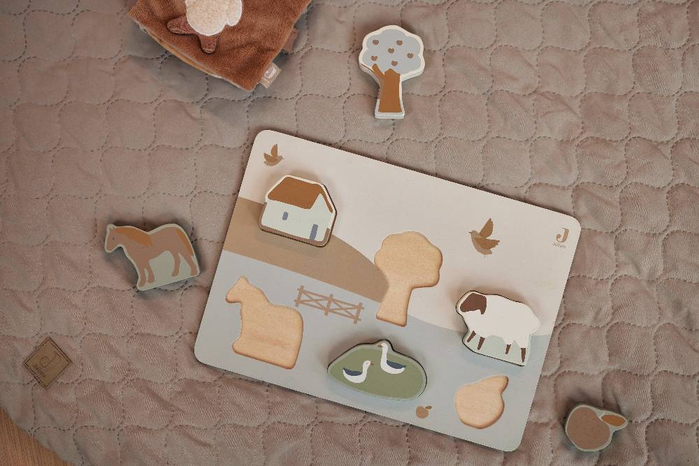 Jollein Puzzle aus Holz Farm Bis zu 65% Rabatt