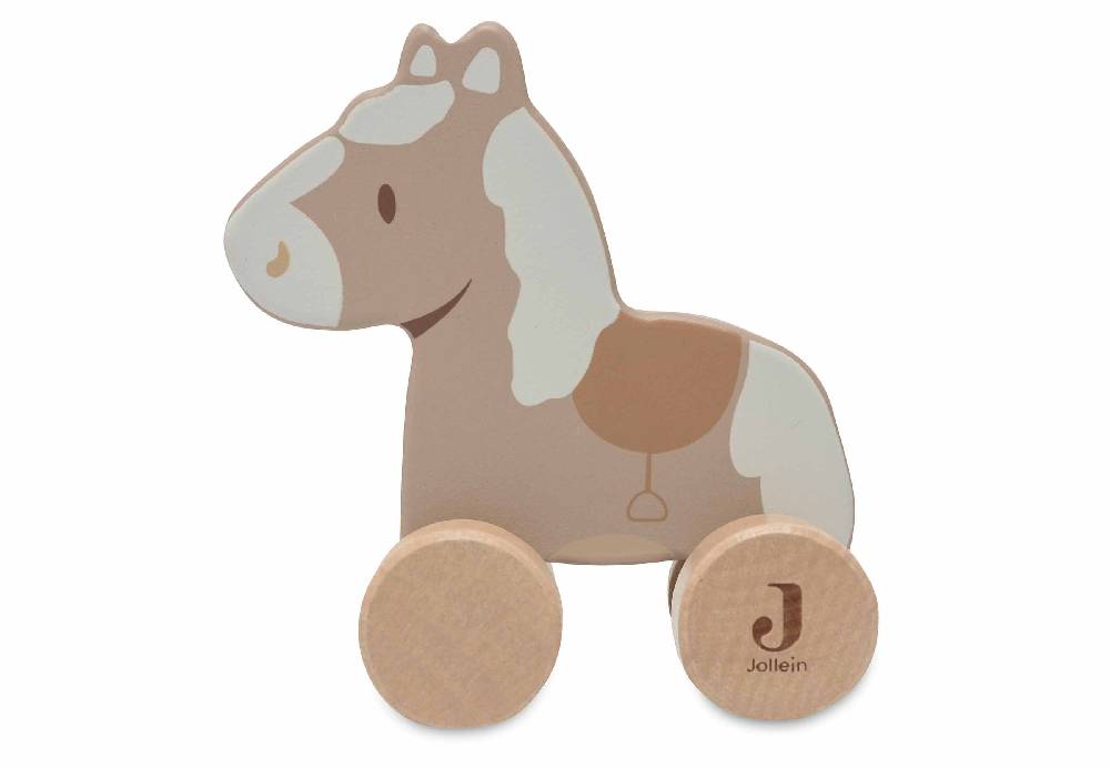 Jollein Holzpferd auf Rädern - Nostalgic Ride Sonderangebot der Fabrik