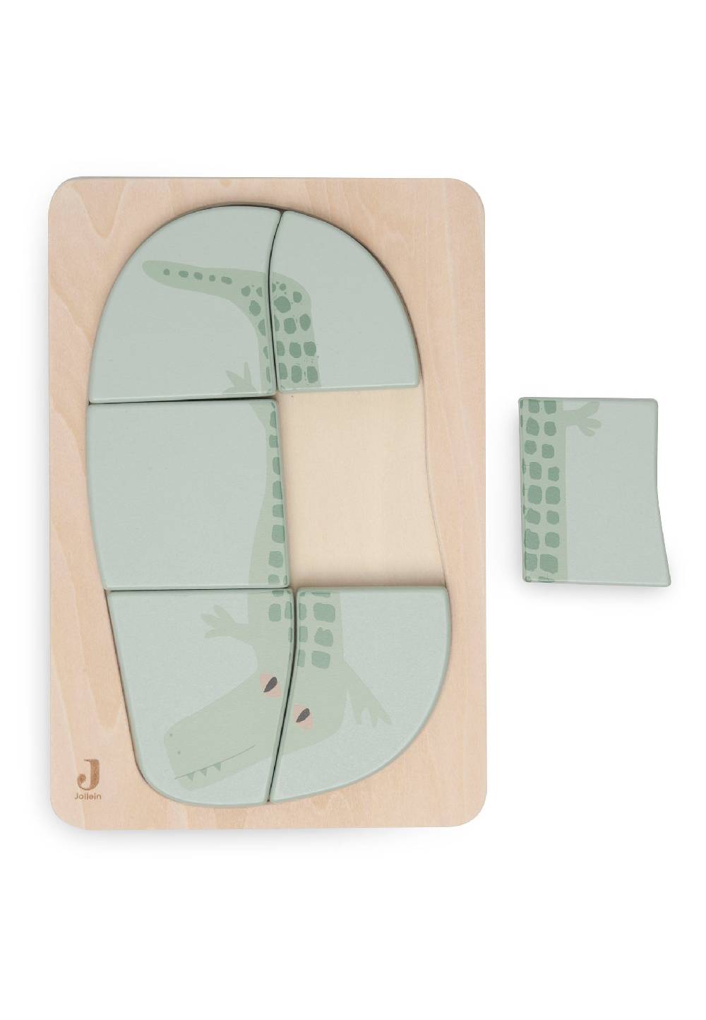 Jollein Puzzle aus Holz - Jungle Jambo - Croco Discount Store für neue Produkte