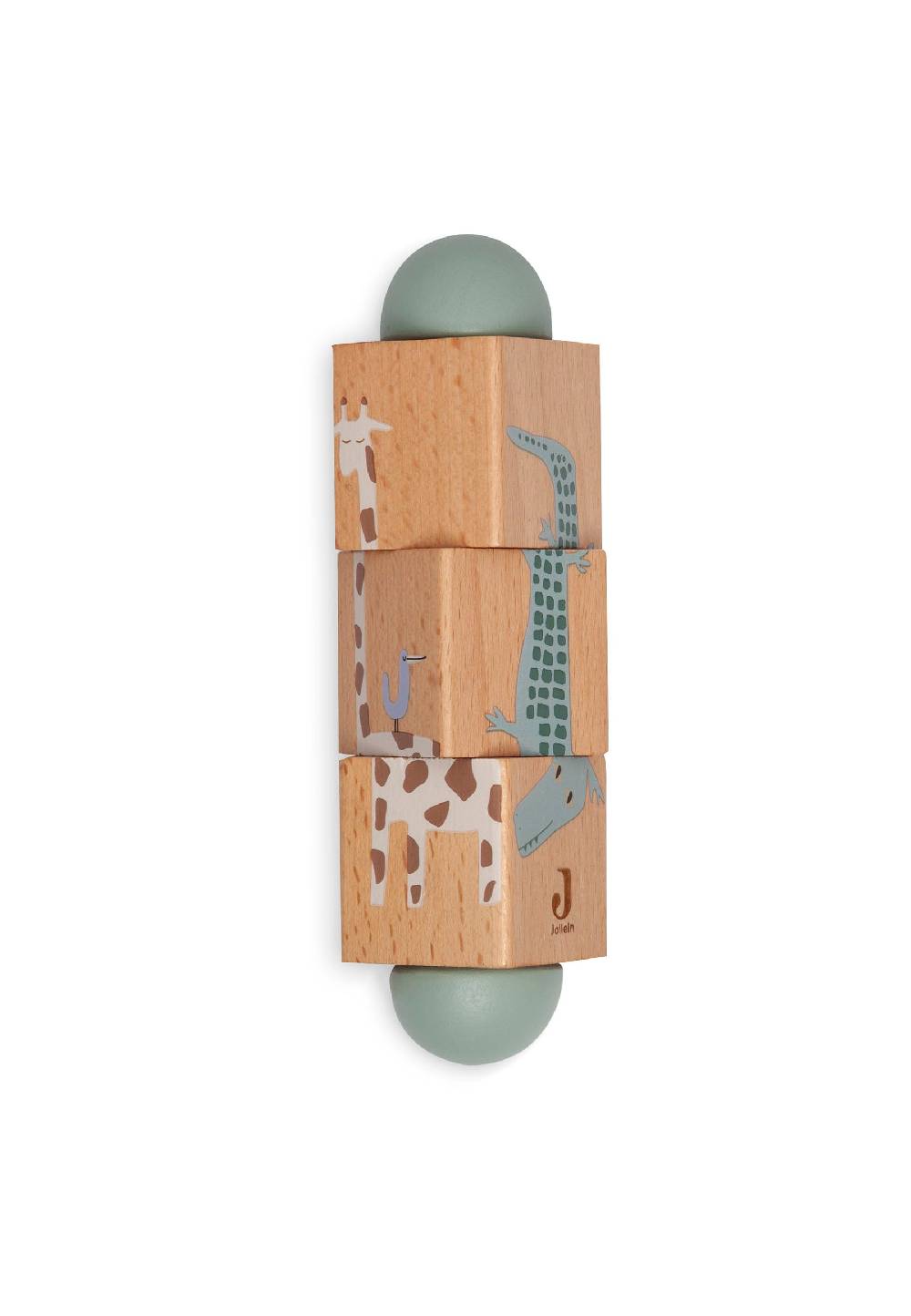 Jollein Holz-Drehpuzzle - Jungle Jambo Super Rabatt