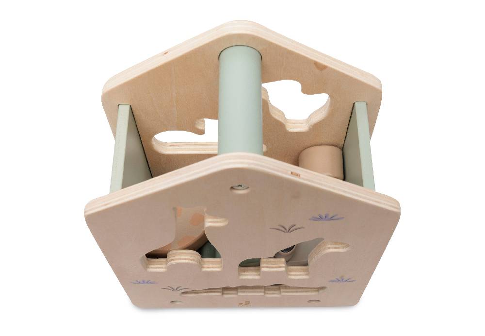 Jollein Holz-Sortierbox - Jungle Jambo 50% Rabatt mit kostenlosem Versand
