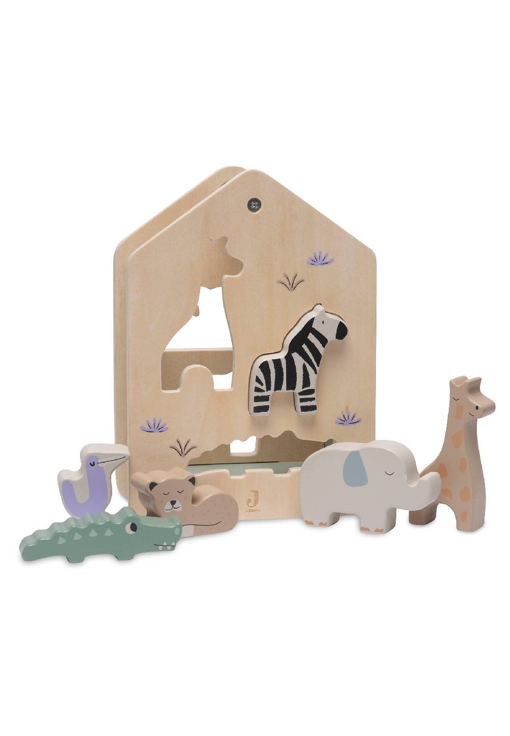 Jollein Holz-Sortierbox - Jungle Jambo 50% Rabatt mit kostenlosem Versand