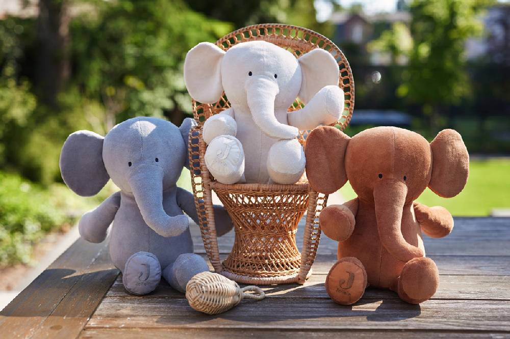 Jollein Kuscheltier Elephant Nougat Günstig kaufen
