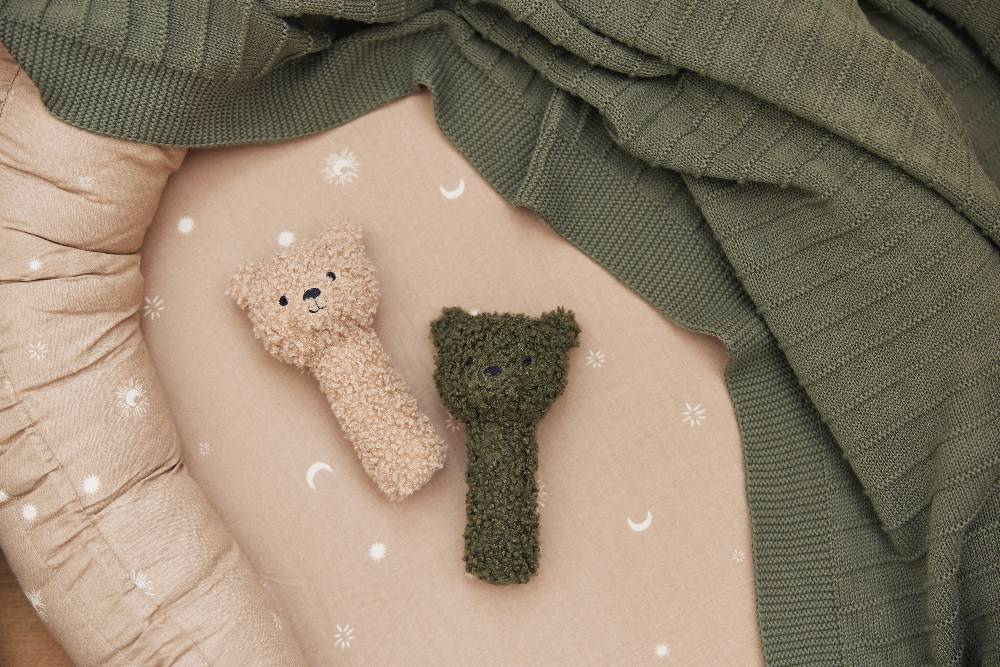 Jollein Rassel Teddy Bear Leaf Green Top Angebot