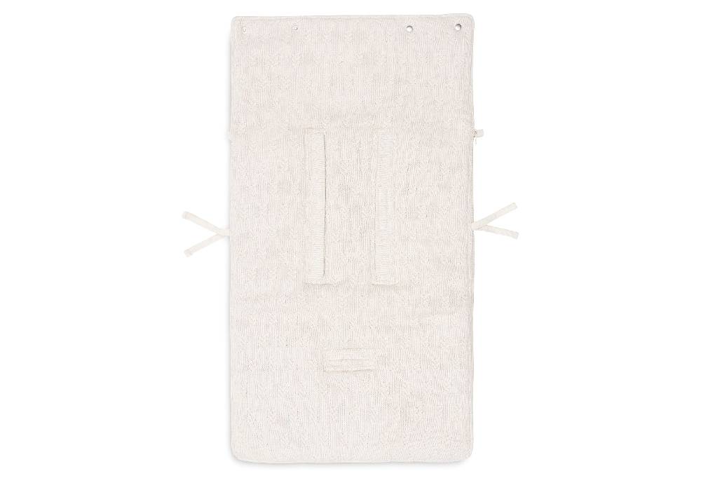 Jollein Fußsack gruppe 0+ 3/5 punkte Grain Knit Oatmeal Nur für heute