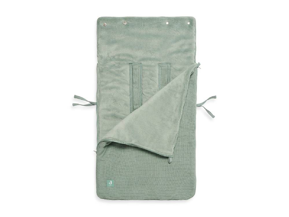 Jollein Fußsack gruppe 0+ 3/5 punkte Basic Knit Forest Green Nur noch ein Tag übrig