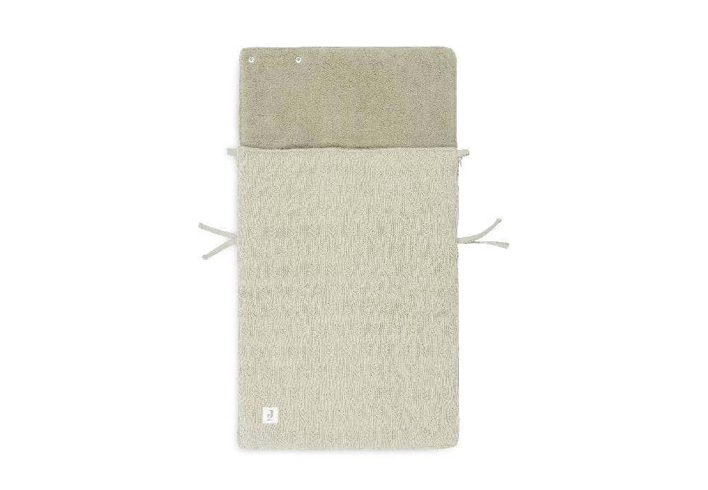 Jollein Fußsack gruppe 0+ 3/5 punkte Grain Knit Olive Green Riesige Rabatte