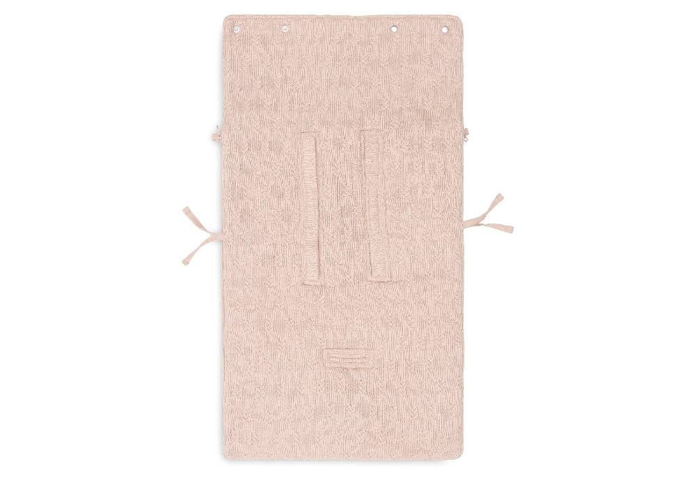Jollein Fußsack gruppe 0+ 3/5 punkte Grain Knit Wild Rose Kostenloser Versand international