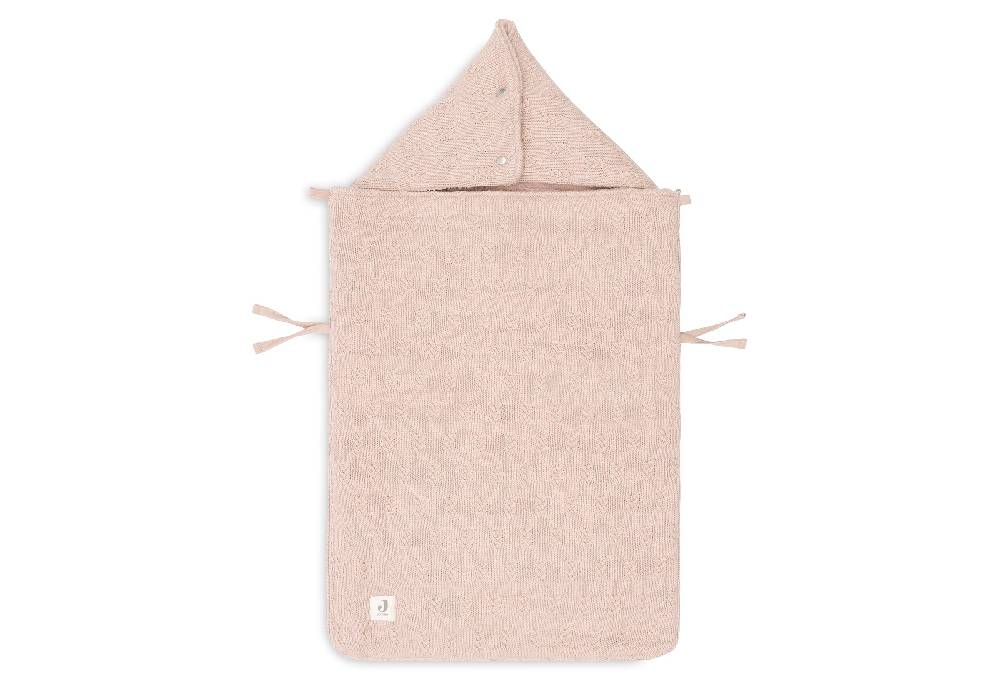 Jollein Fußsack gruppe 0+ 3/5 punkte Grain Knit Wild Rose Kostenloser Versand international