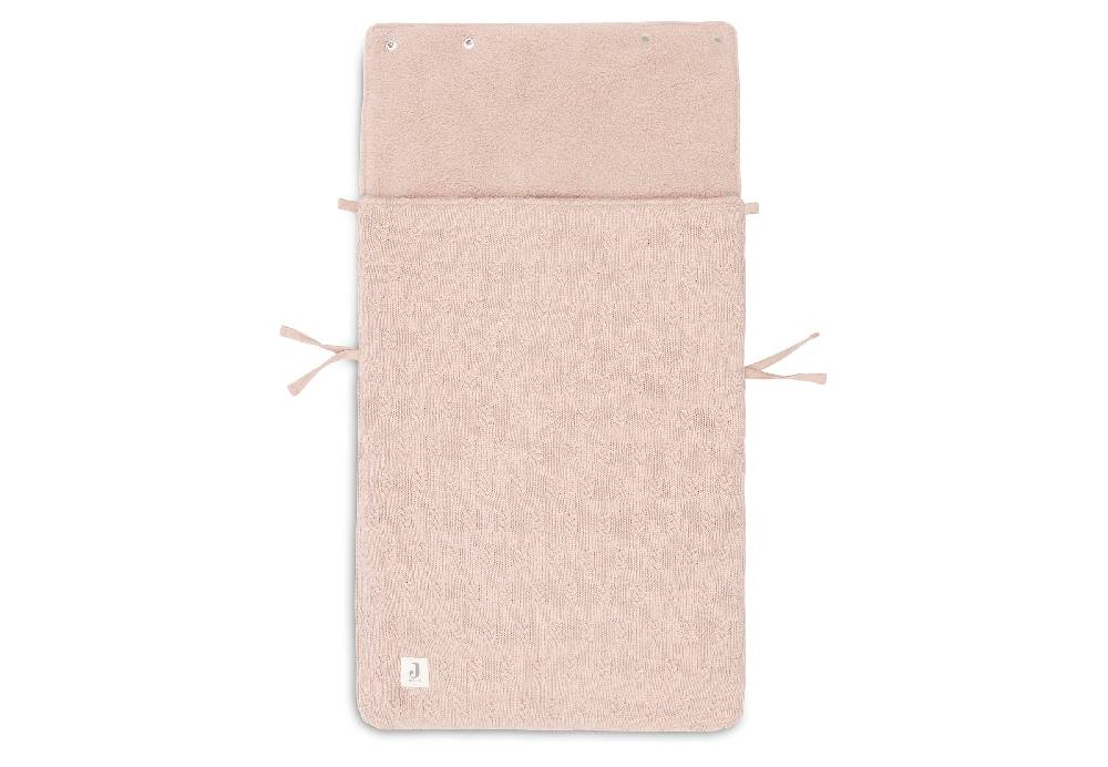 Jollein Fußsack gruppe 0+ 3/5 punkte Grain Knit Wild Rose Kostenloser Versand international