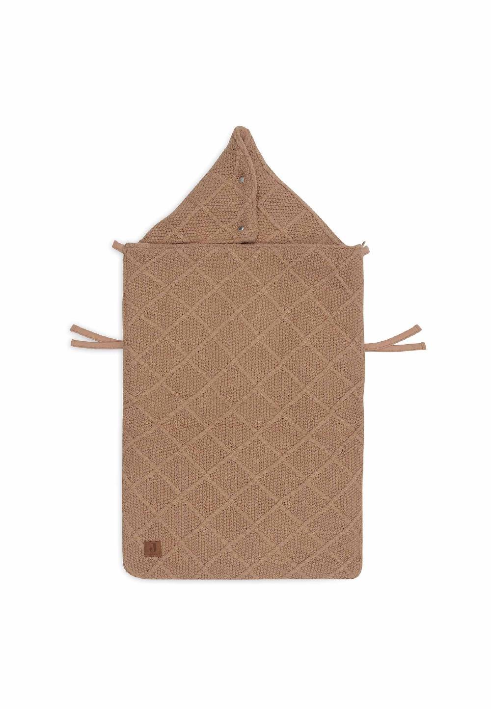 Jollein Fußsack Gruppe 0+ 3/5 Punkte Check Knit - Biscuit Black Friday Preise
