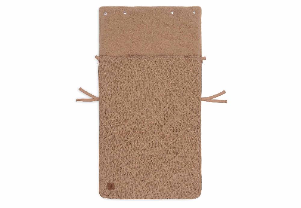 Jollein Fußsack Gruppe 0+ 3/5 Punkte Check Knit - Biscuit Black Friday Preise