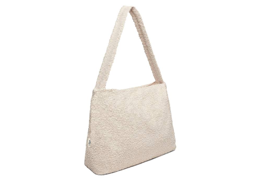 Jollein Wickeltasche Shopper 34x43cm Boucle Naturel Fabrikverkauf