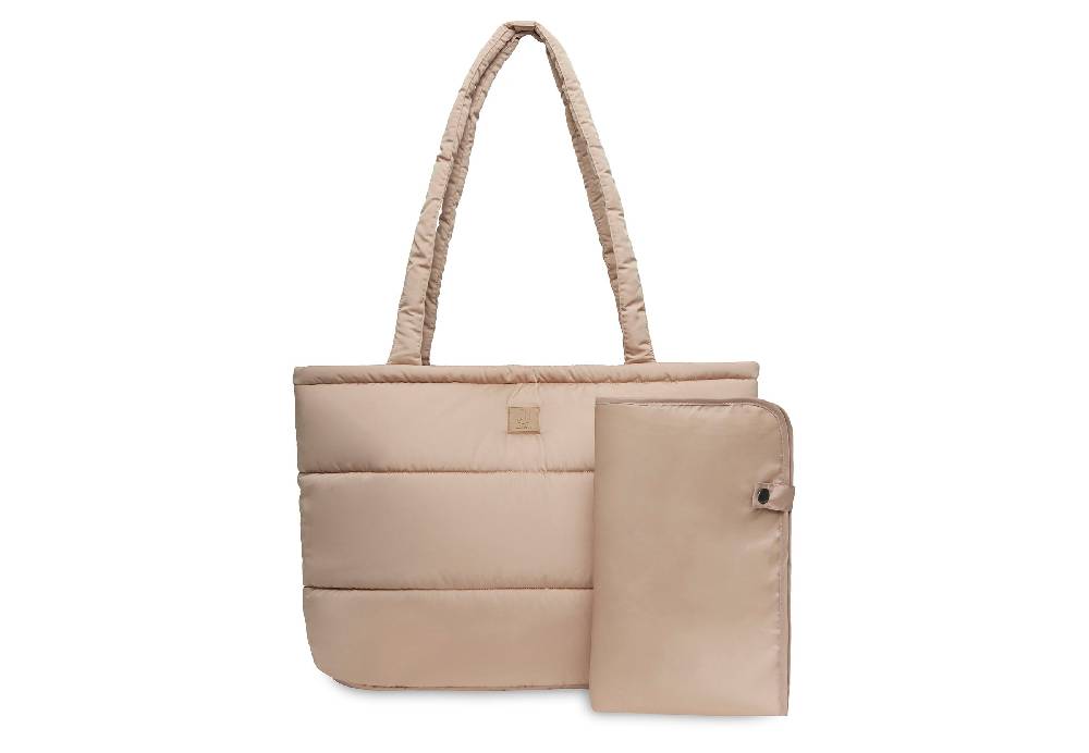 Jollein Wickeltasche Puffed bag Biscuit Kostenloser Versand