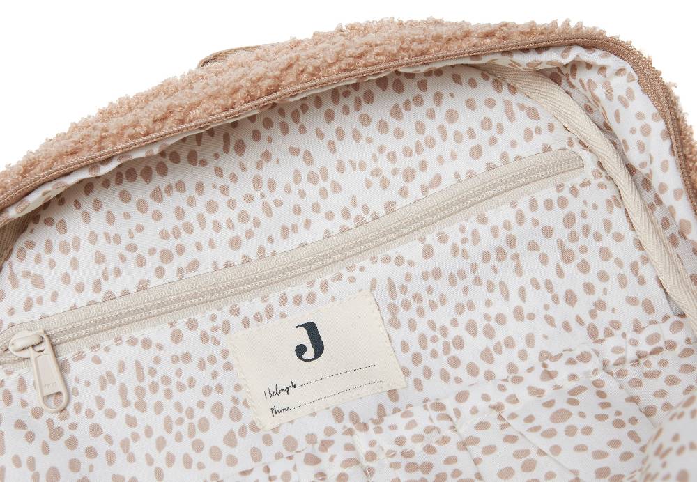 Jollein Wickeltasche Rucksack Boucle Biscuit Fabrikpreis