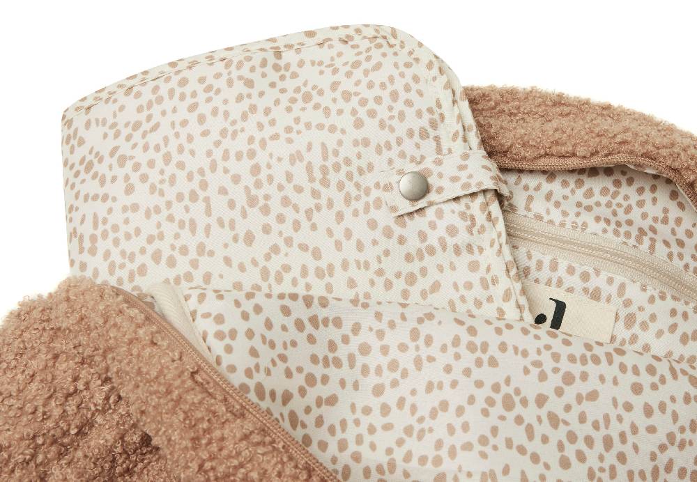 Jollein Wickeltasche Rucksack Boucle Biscuit Fabrikpreis