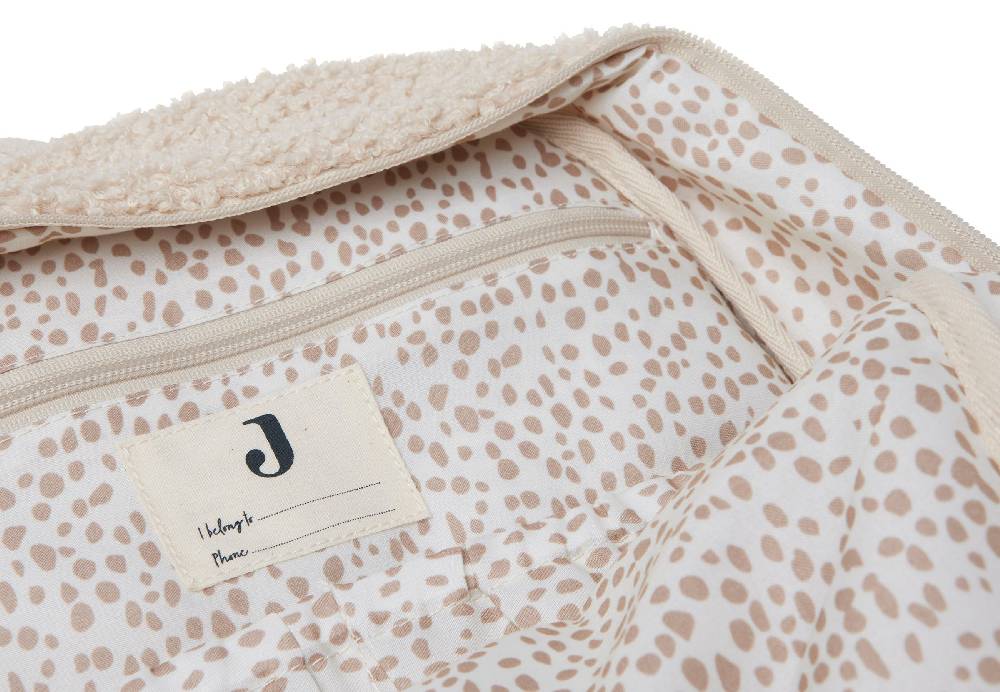 Jollein Wickeltasche Rucksack Boucle Naturel Sonderangebot