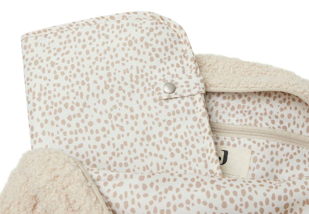 Jollein Wickeltasche Rucksack Boucle Naturel Sonderangebot