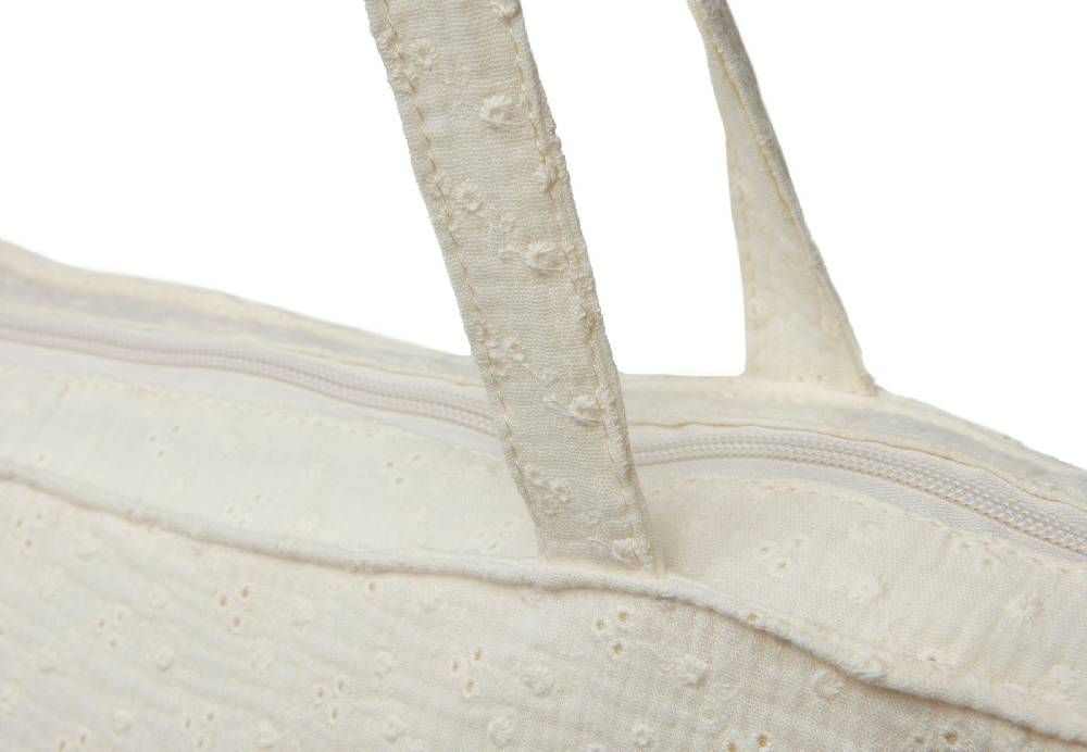 Jollein Shopper Embroidery Ivory Begrenztes Angebot