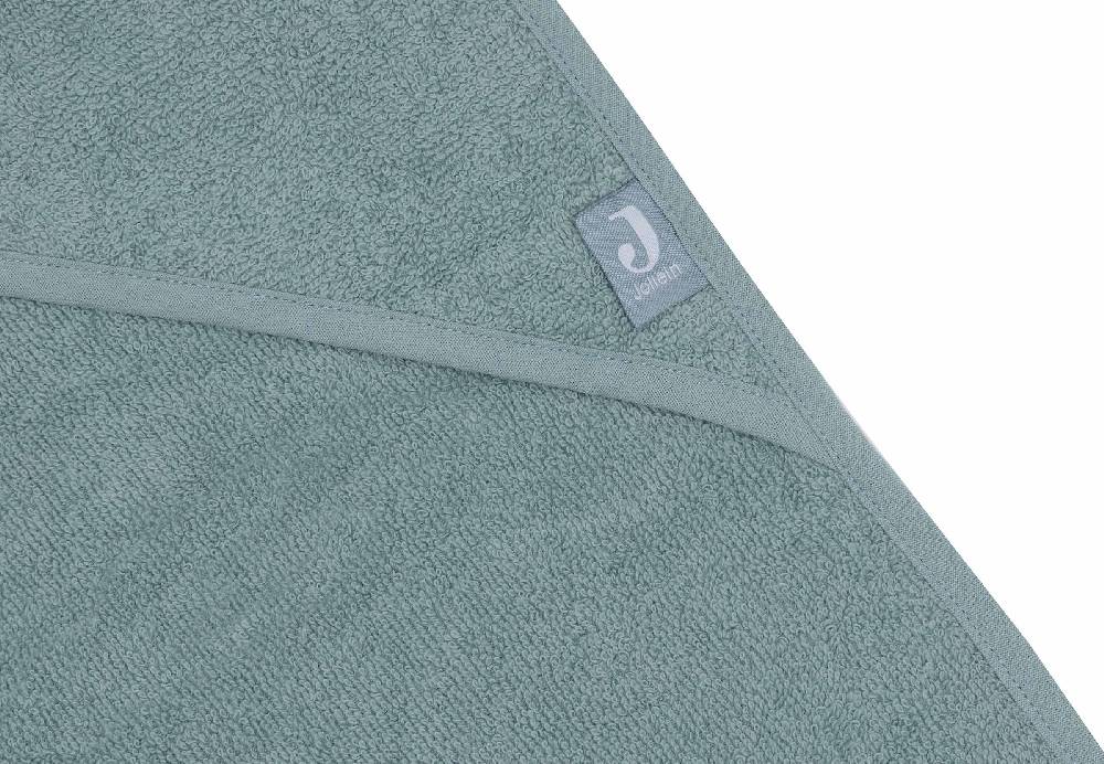 Jollein Kapuzenhandtuch Frottee 100x100cm - Sea Green Muttertagsangebot