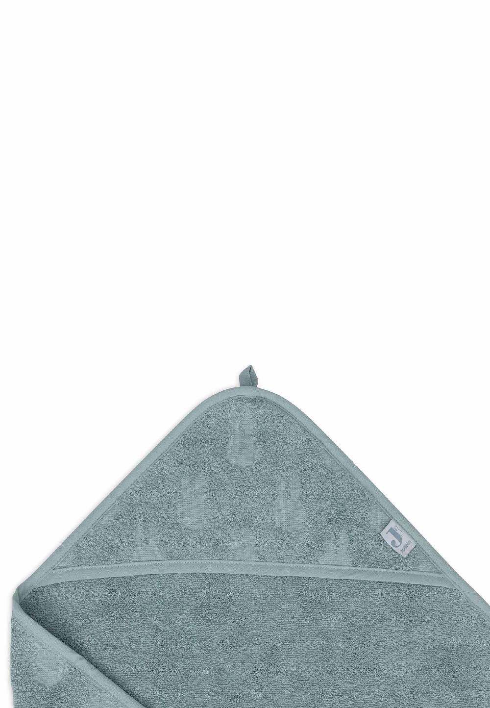 Jollein Kapuzenhandtuch Frottee 75x75cm Miffy Jacquard - Sea Green Neueste Mode
