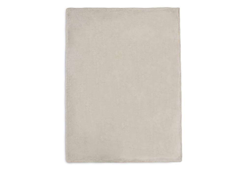 Jollein Decke Kinderbett 100x150cm Basic Knit Nougat/Fleece Saisonale Angebote