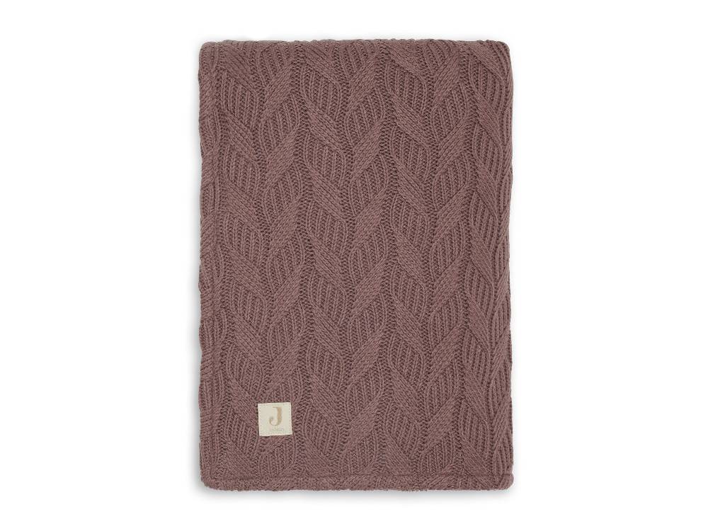 Jollein Decke Wiege 75x100cm Spring Knit Chestnut/Fleece Riesige Ersparnisse