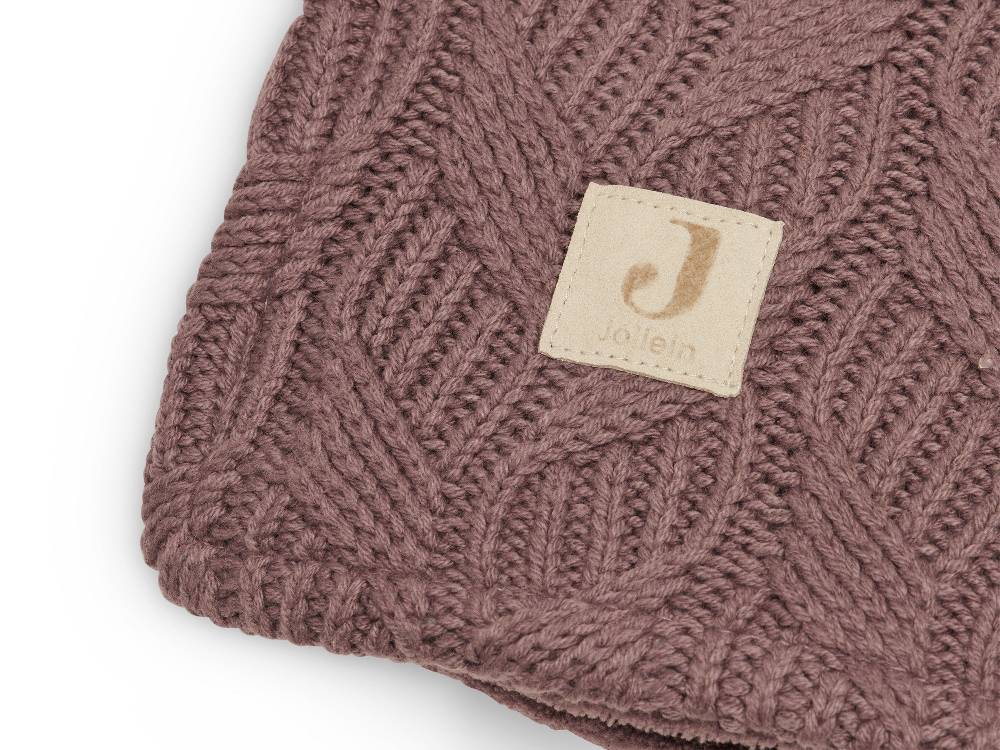 Jollein Decke Wiege 75x100cm Spring Knit Chestnut/Fleece Riesige Ersparnisse