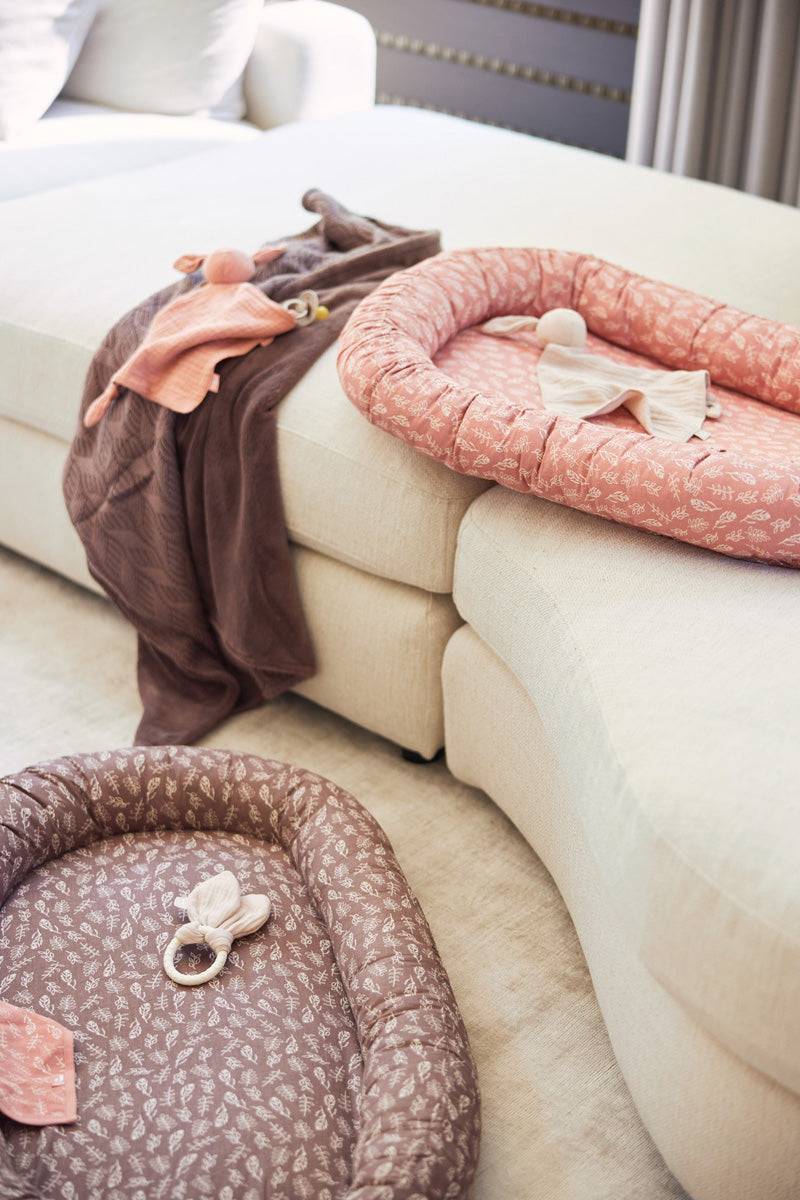 Jollein Decke Wiege 75x100cm Spring Knit Chestnut/Fleece Riesige Ersparnisse