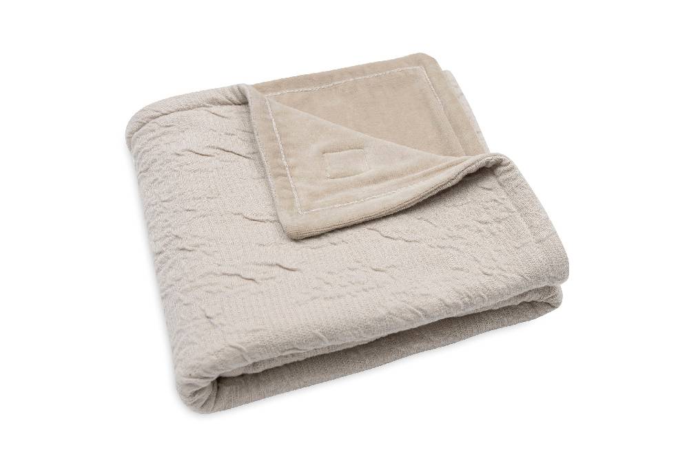 Jollein Decke Wiege 75x100cm Soft Waves Nougat JETZT KAUFEN