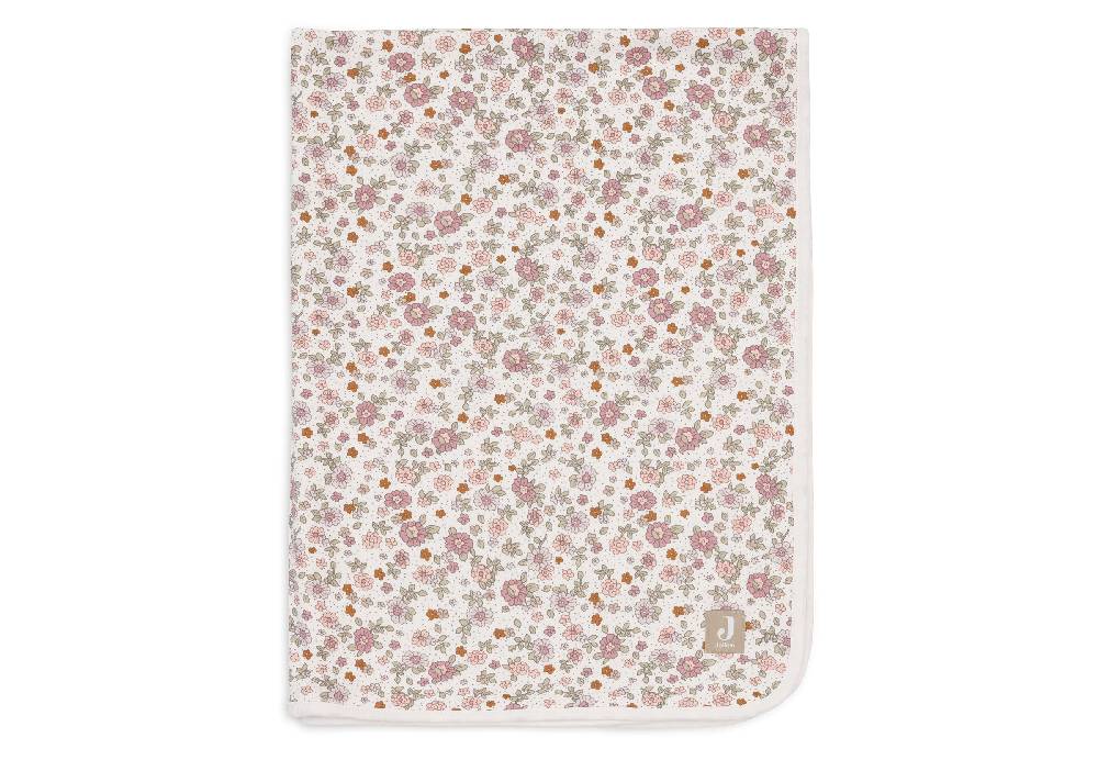 Jollein Decke Wiege Jersey 75x100cm Retro Flowers