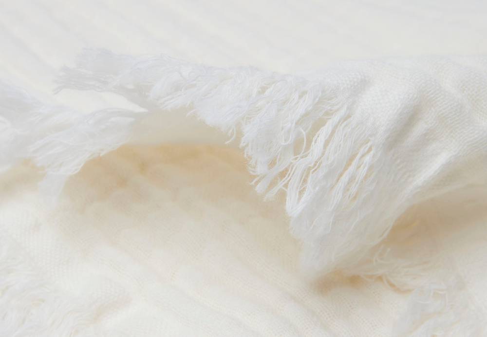 Jollein Decke Wiege Muslin Fringe 75x100cm Ivory Bis zu 60% Rabatt