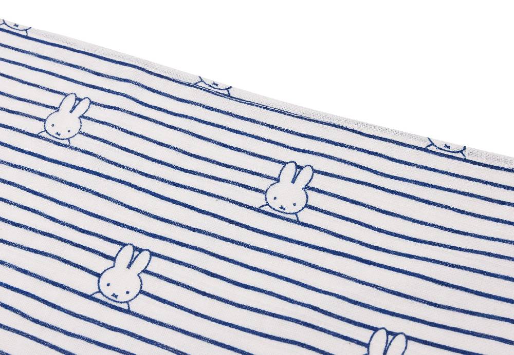 Jollein Spucktuch Hydrophil 70x70cm Miffy Stripe Navy (3pack) Vierteljährliche Förderung