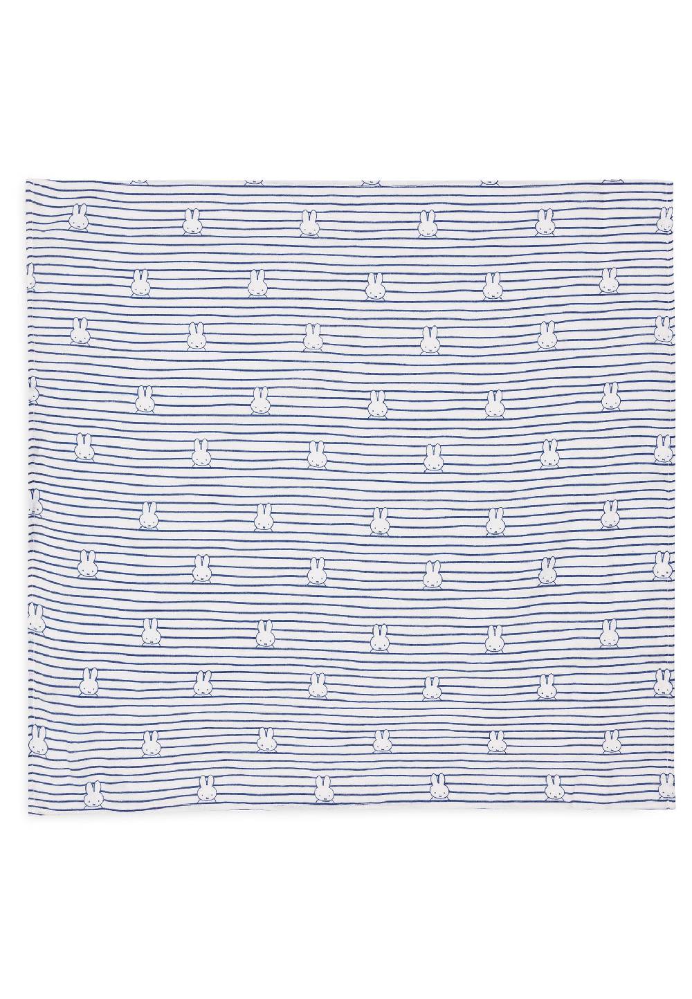 Jollein Spucktuch Hydrophil 70x70cm Miffy Stripe Navy (3pack) Vierteljährliche Förderung