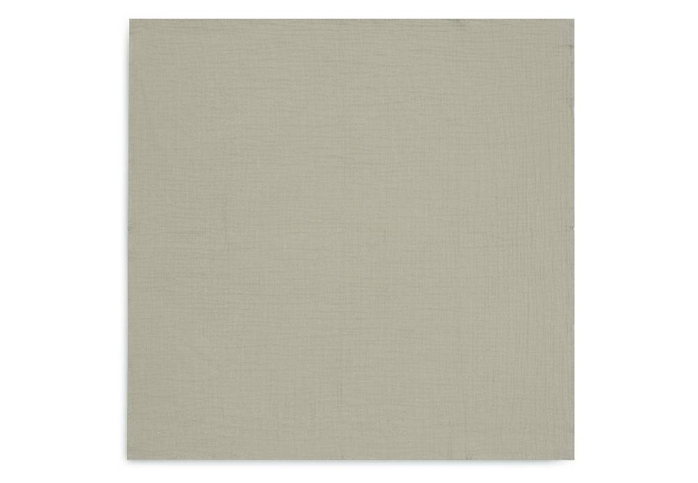 Jollein Spucktuch Hydrophil 70x70cm Olive Green/Ivory (4pack)