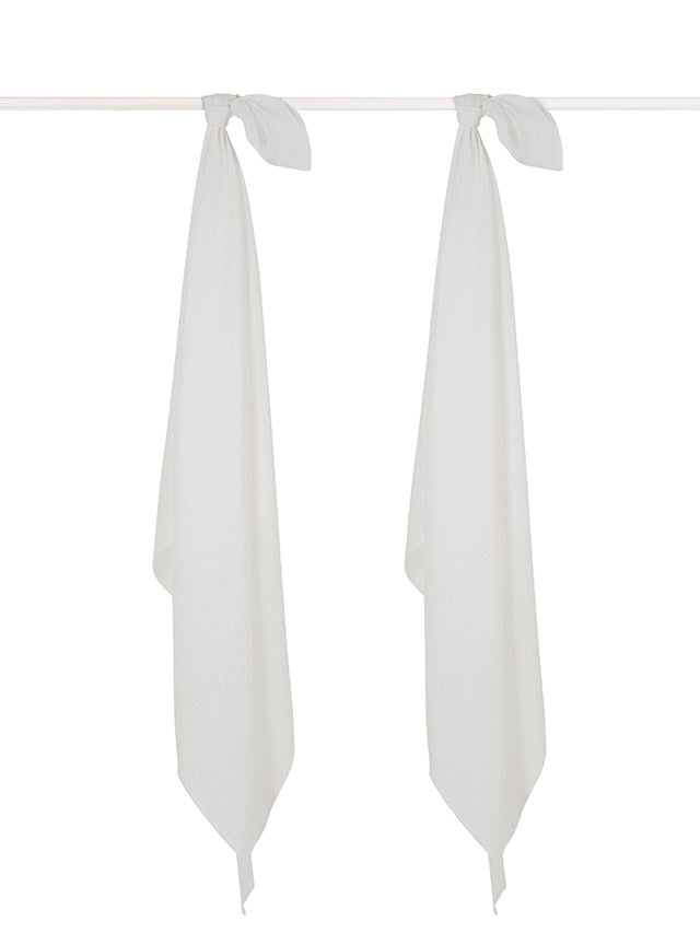 Jollein Mullwindelnn Hydrophil 115x115cm White (2pack) Nur noch ein Tag übrig