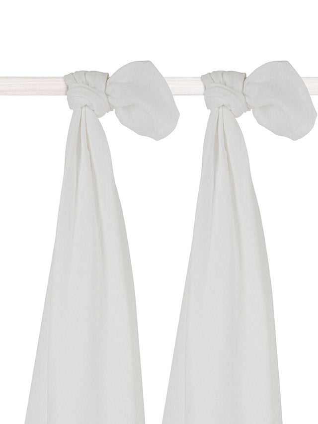 Jollein Mullwindelnn Hydrophil 115x115cm White (2pack) Nur noch ein Tag übrig