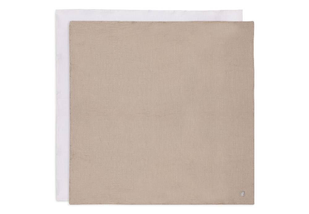 Jollein Mullwindelnn Hydrophil 115x115cm Olive Green/Ivory (2pack)