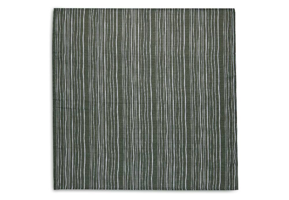 Jollein Spucktuch Hydrophill Stripe Olive Leaf Green GOTS (2pack) Outlet