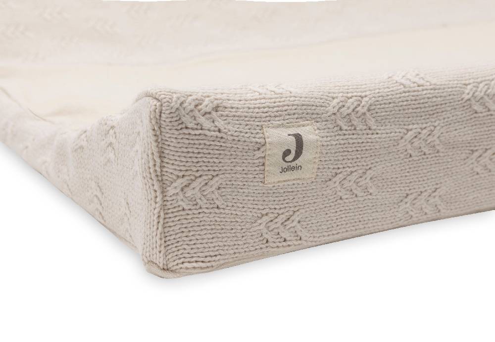 Jollein Wickelauflagenbezug 50x70cm Grain Knit Oatmeal Verkauf