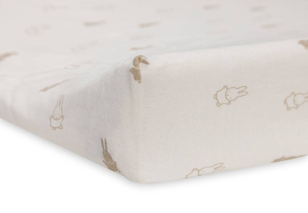 Jollein Wickelauflagenbezug Jersey 50x70cm Happy Miffy Nougat Günstiger Verkauf
