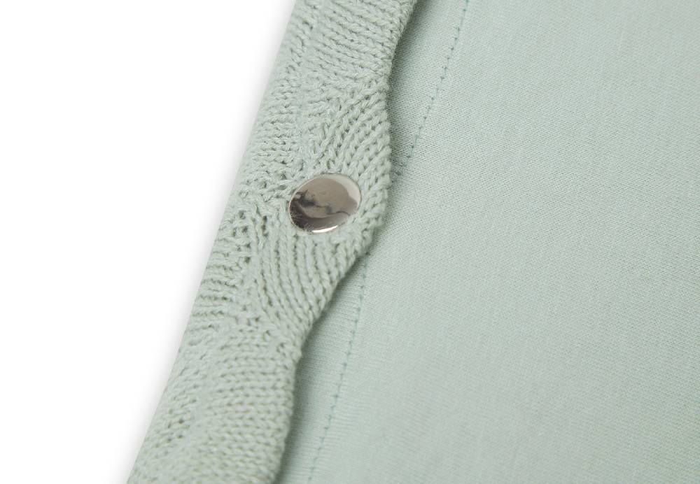 Jollein Wickelauflagenbezug 50x70cm Shell Knit Sea Foam GOTS Meist gekauft