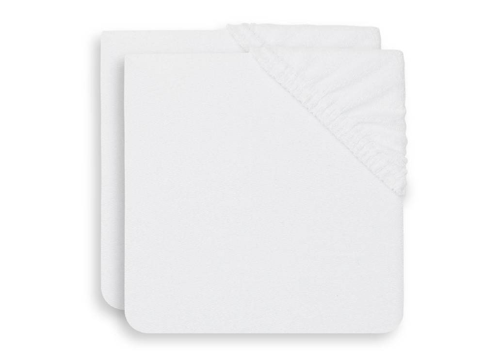 Jollein Wickelauflagenbezug Frottee 50x70cm White (2pack) Blitzverkäufe