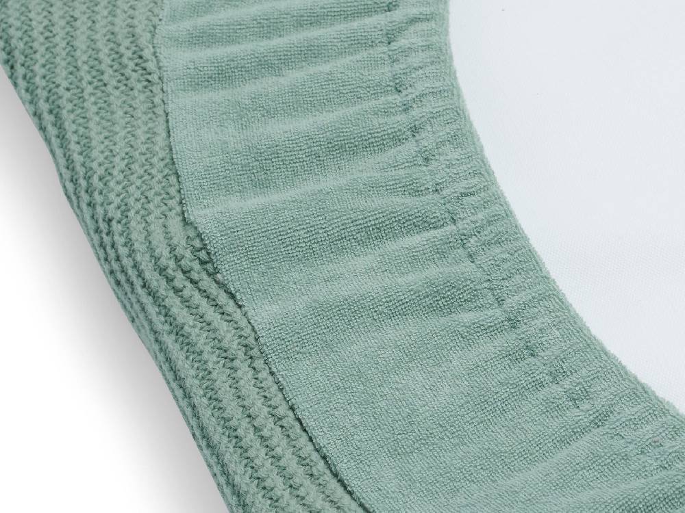 Jollein Wickelauflagenbezug 50x70cm Basic Knit Forest Green Kostenloser Versand