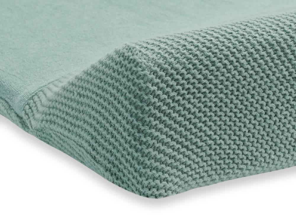 Jollein Wickelauflagenbezug 50x70cm Basic Knit Forest Green Kostenloser Versand