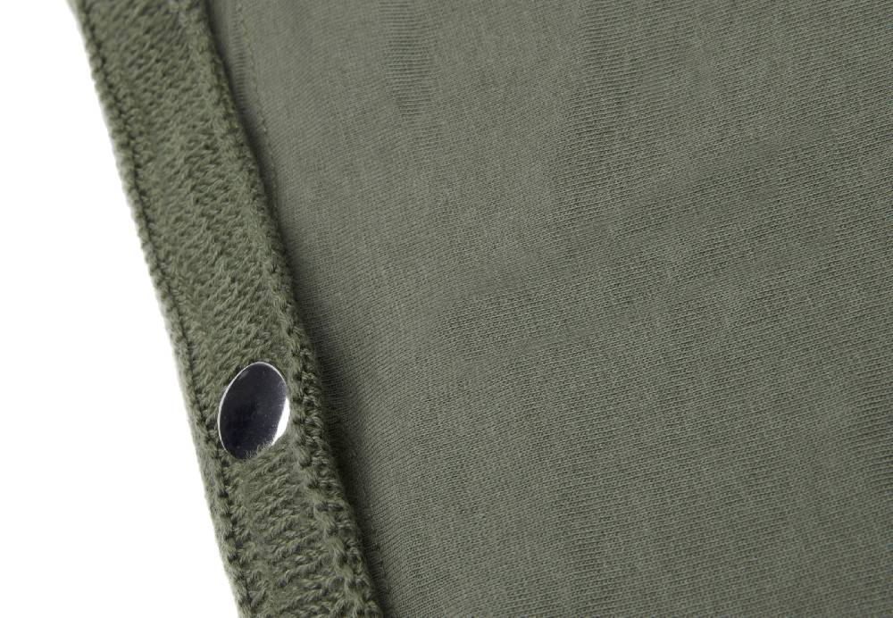 Jollein Wickelauflagenbezug 50x70cm Pure Knit Leaf Green GOTS Fabrik Onlineshop