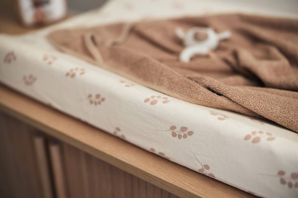 Jollein Wickelauflagenbezug Jersey 50x70cm Twig Wild Rose Günstig kaufen